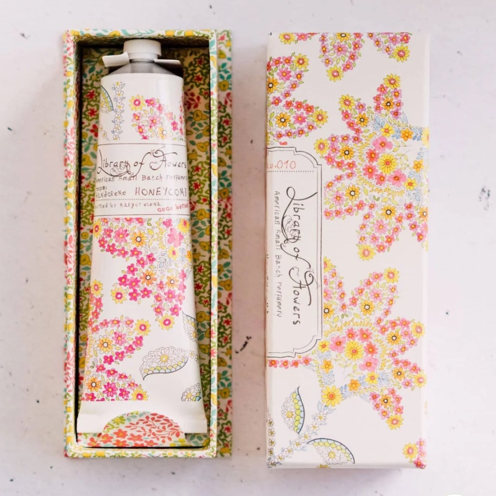 LIBRARY OF FLOWERS HONEYCOMB HANDCREME 2.3oz BRAND NEW/SEALED